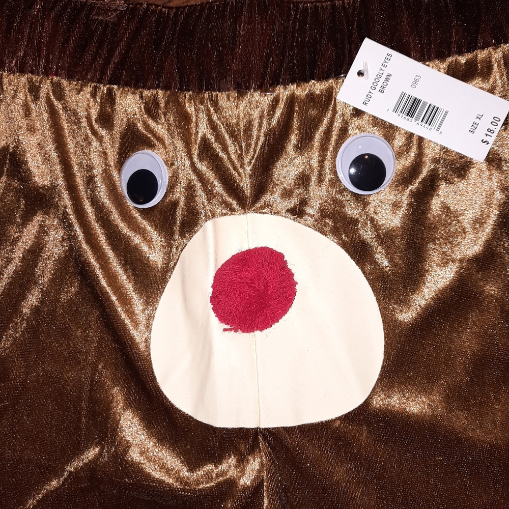 🎄Sz M Rudolph Men's Boxers Rudy Googly - Picture 2 of 7